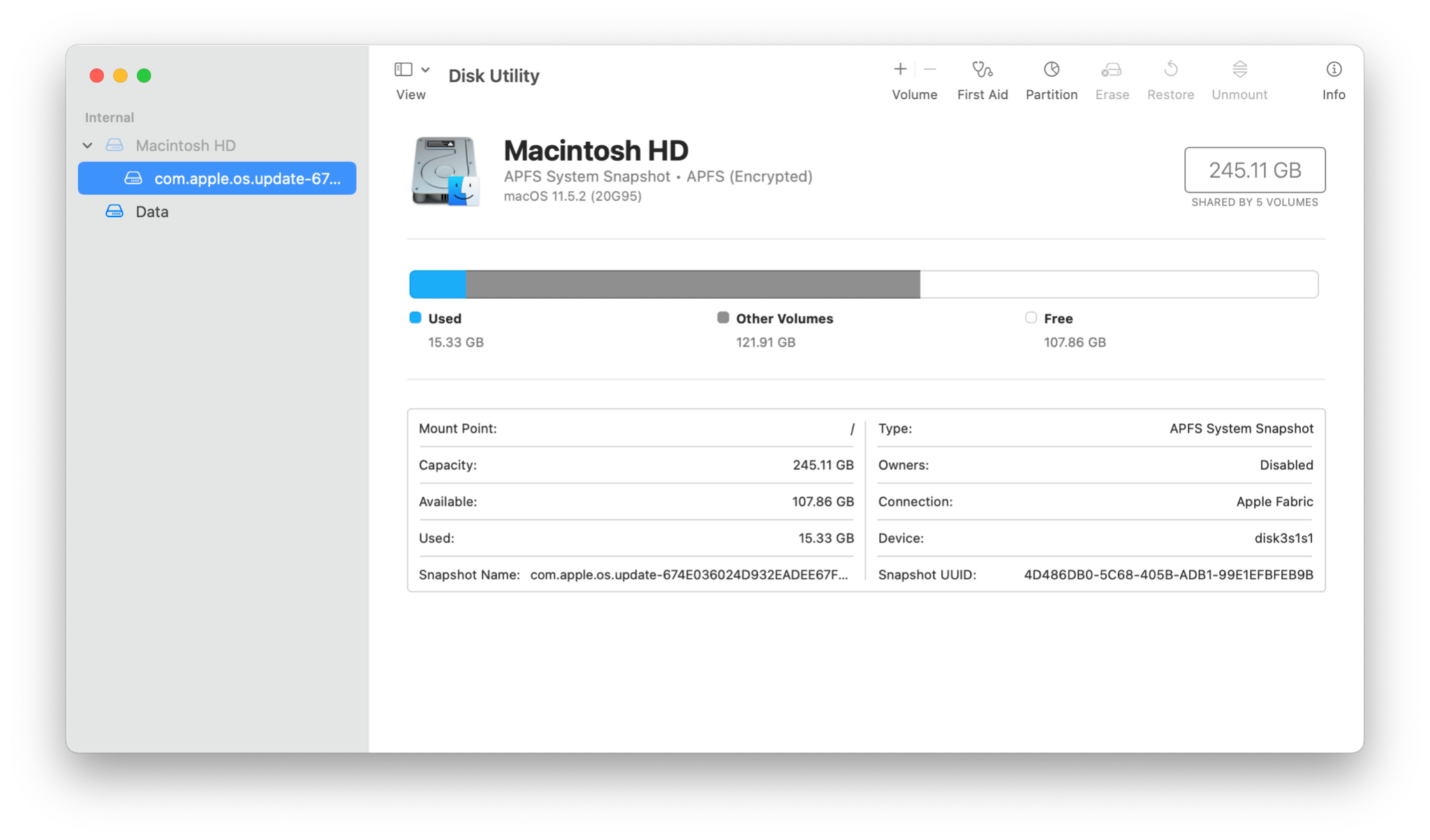 partition portable hard drive mac