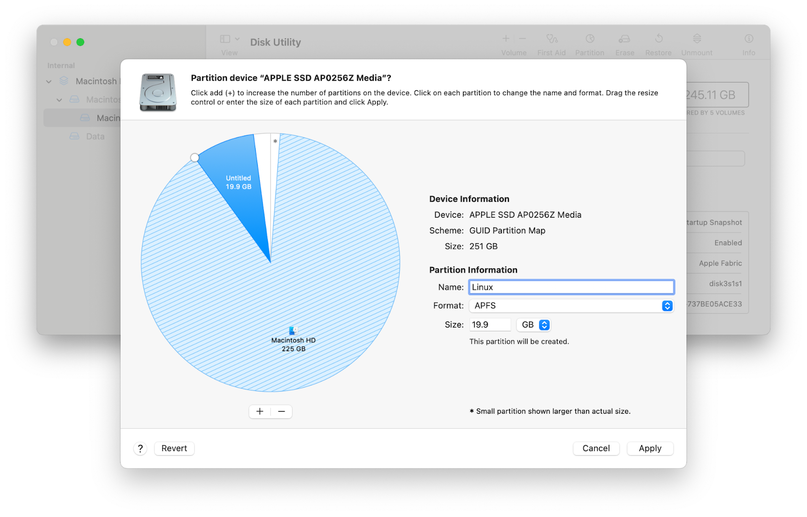 disk utility partition rename