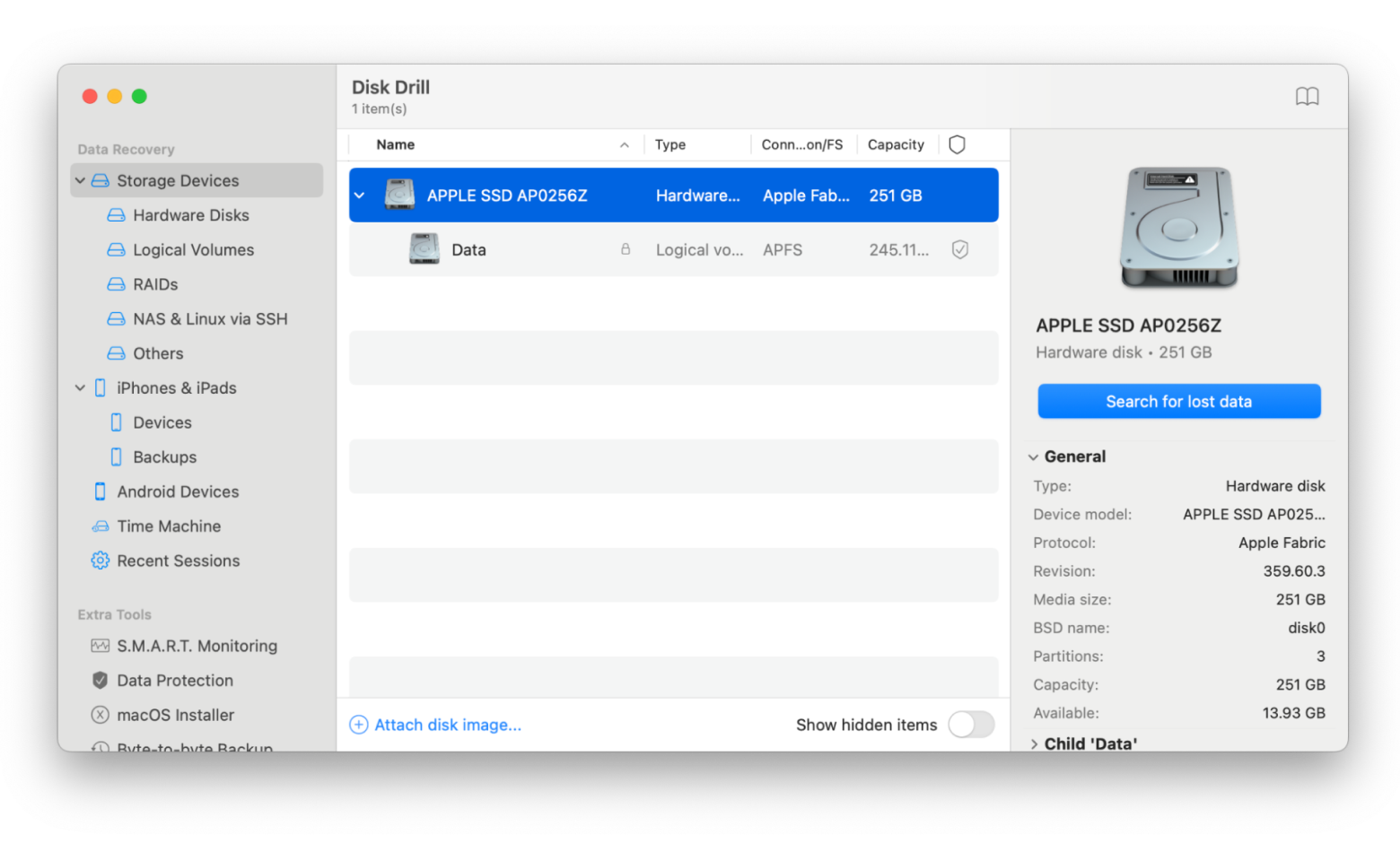 Diskdrill lost data recovery