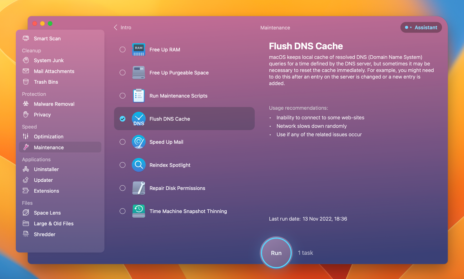 dns cache mac via cmm