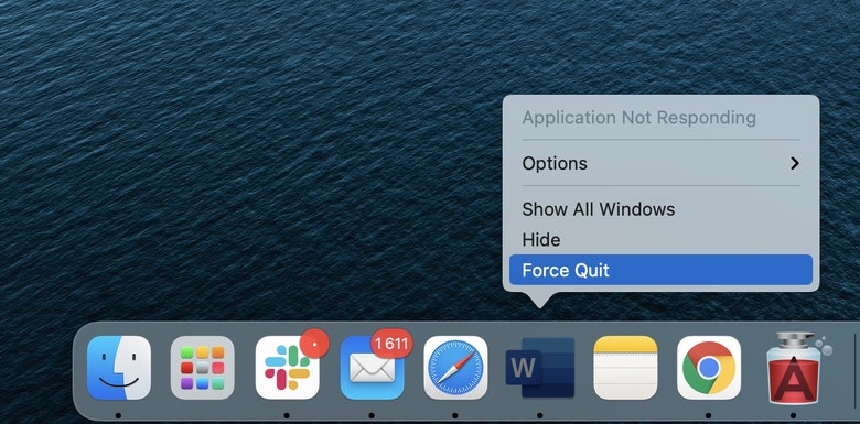 force quit app