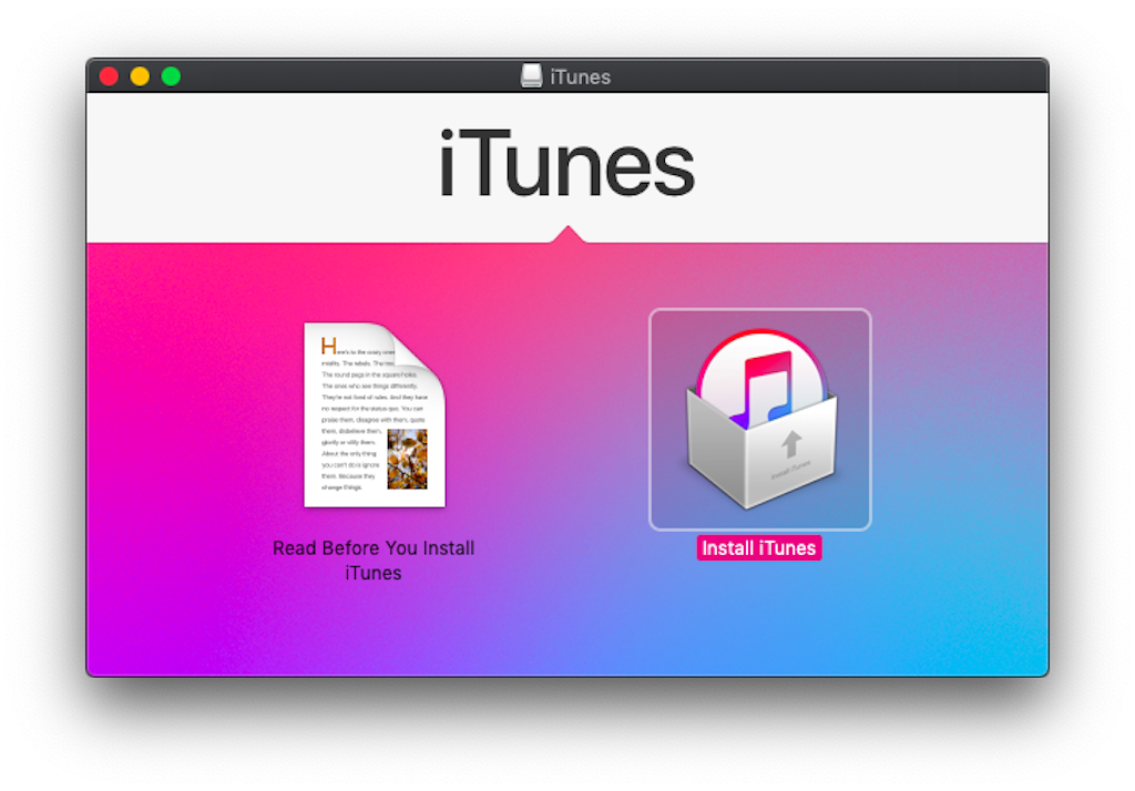 upgrade itunes on mac