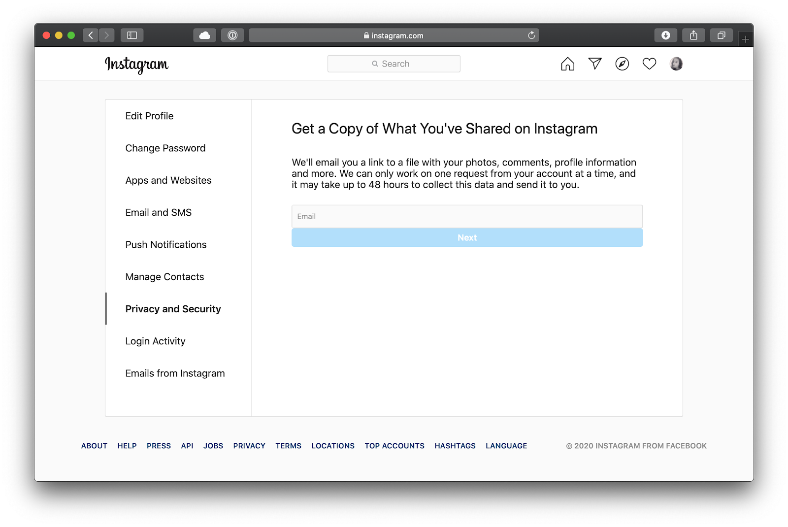 how to download instagram for mac