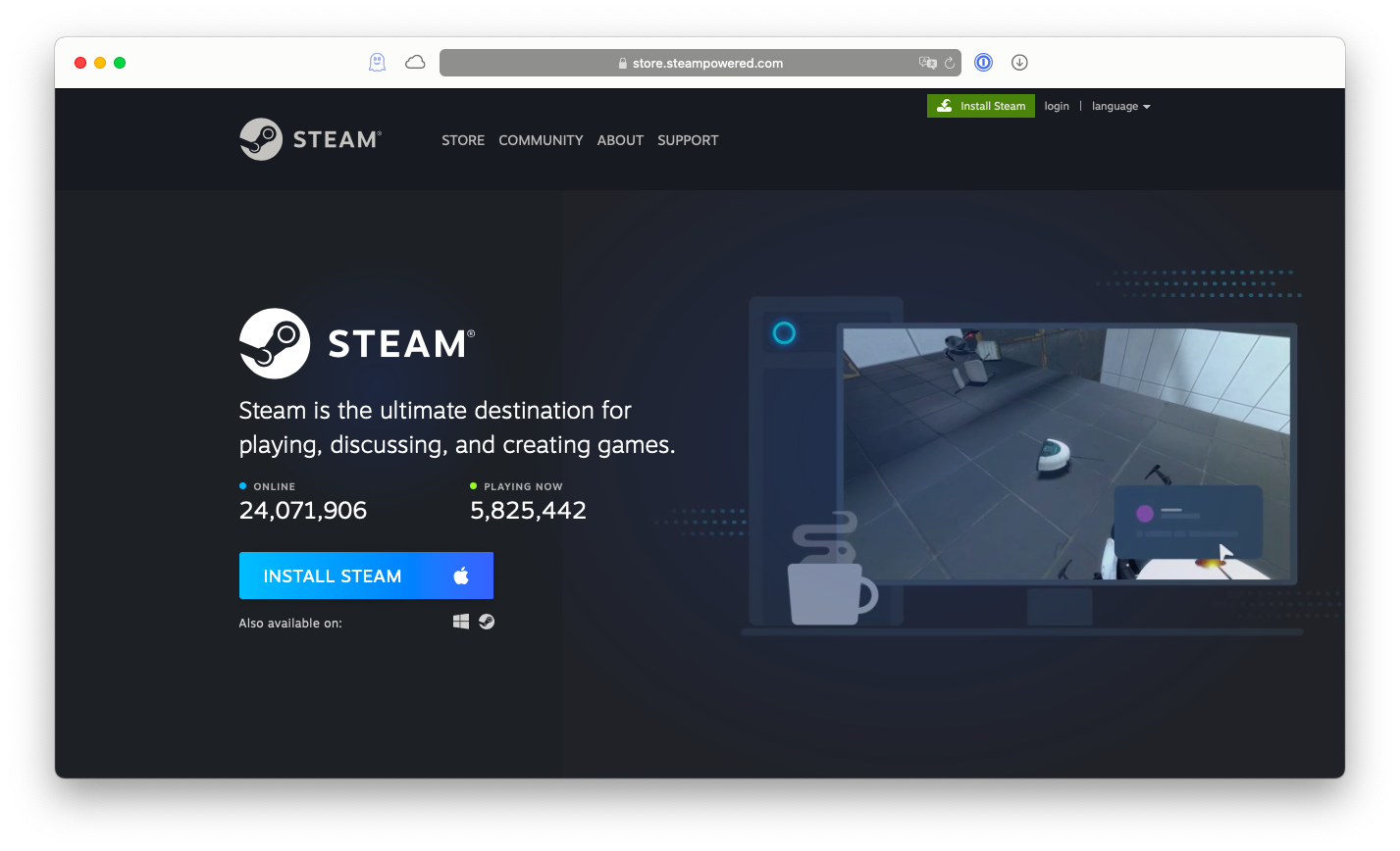 buy games on steam for mac