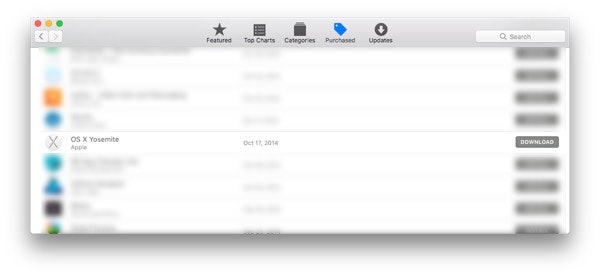 Download OS X Yosemite