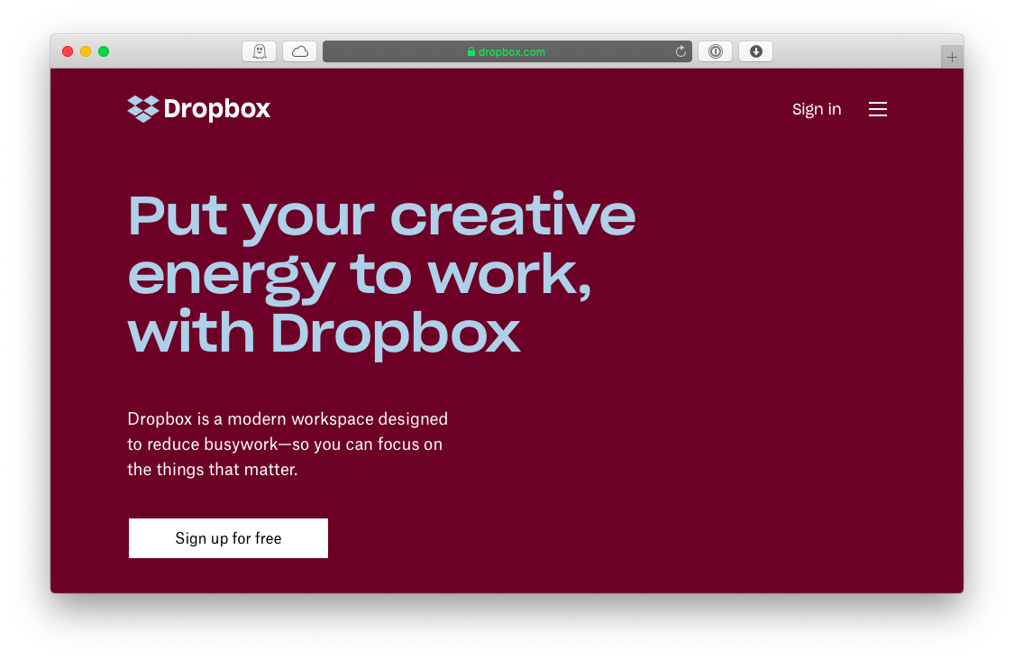 is there a dropbox app for mac