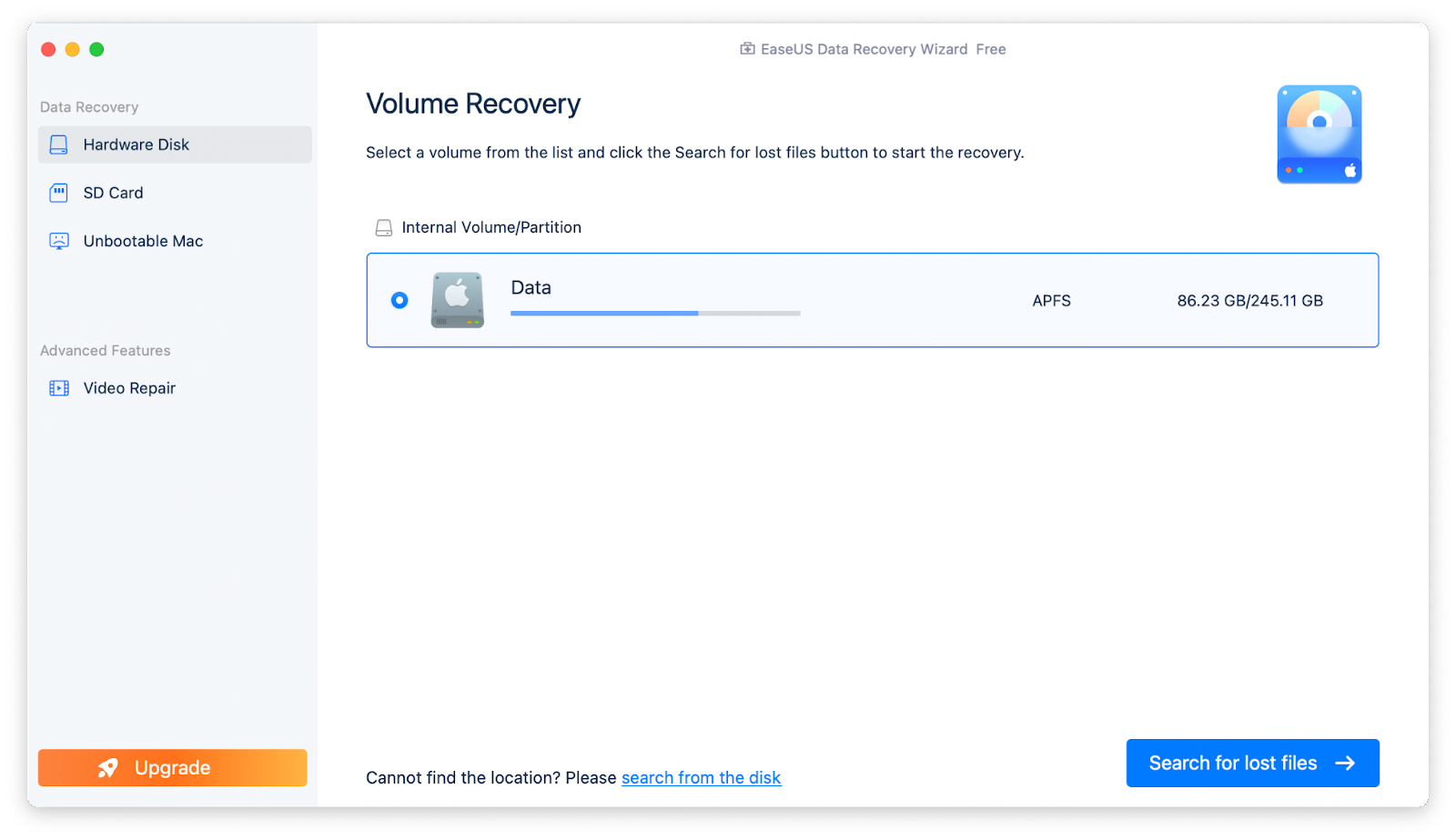 easeus data recovery wizard mac