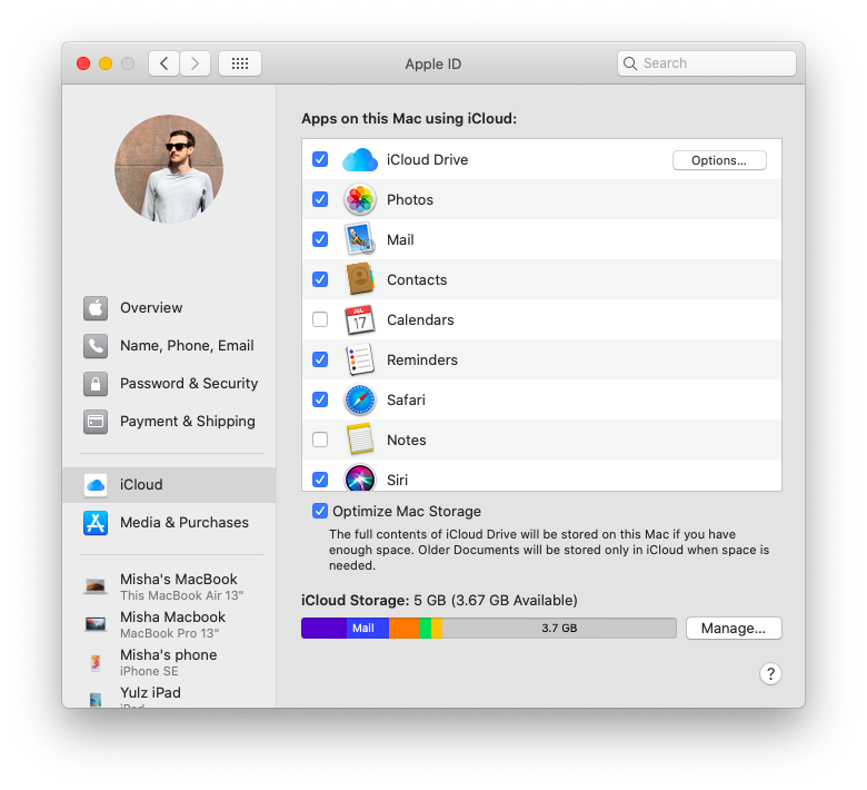 enable photos iCloud sync Mac