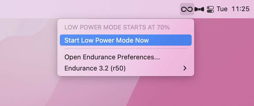 Endurance battery MacBook extend app