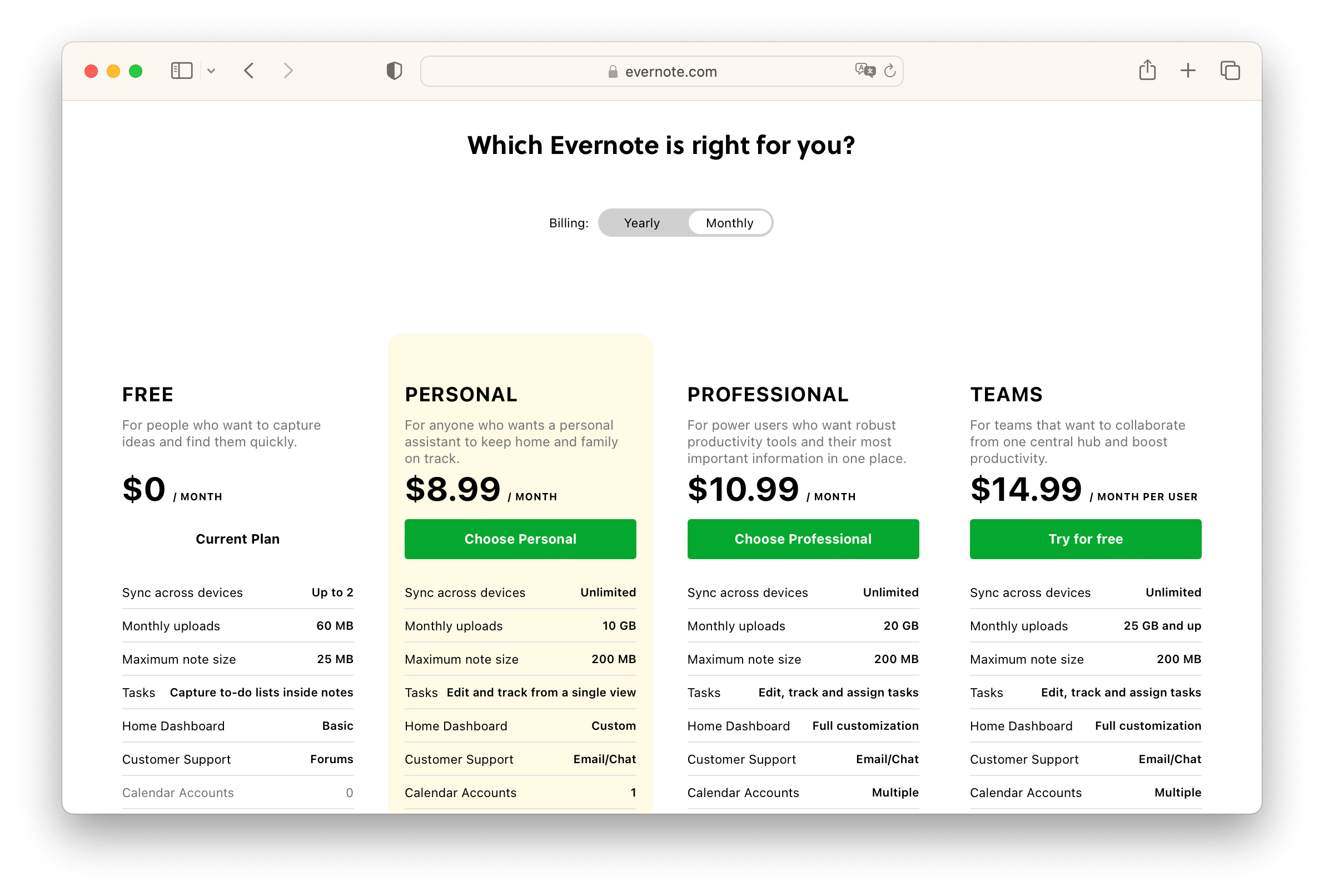 evernote-pricing-plans evernote-pricing-plans