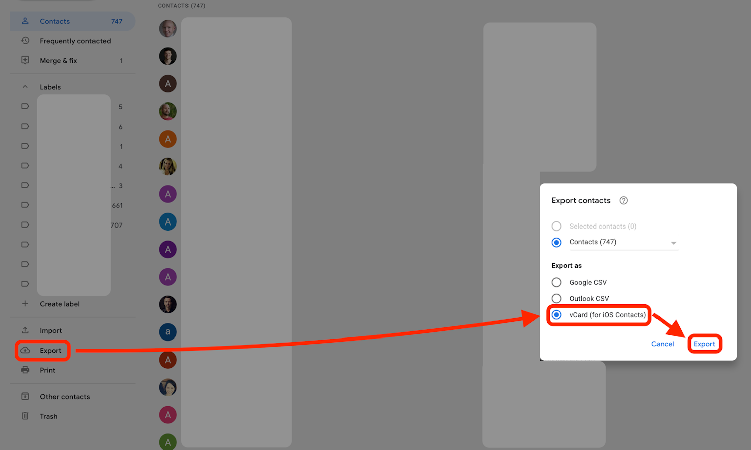 How to sync Google contacts with iPhone