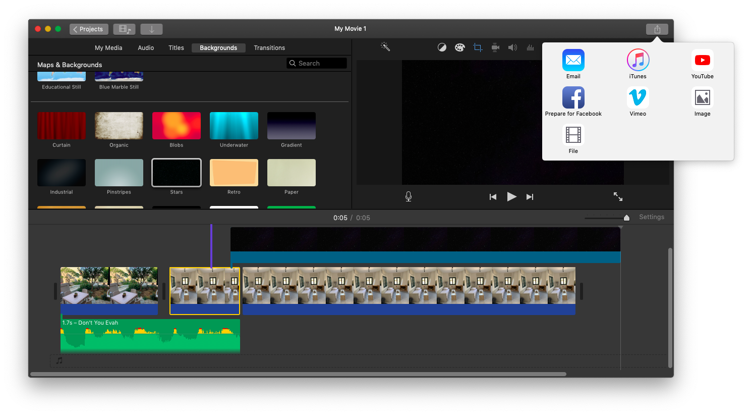 how to save an imovie on mac