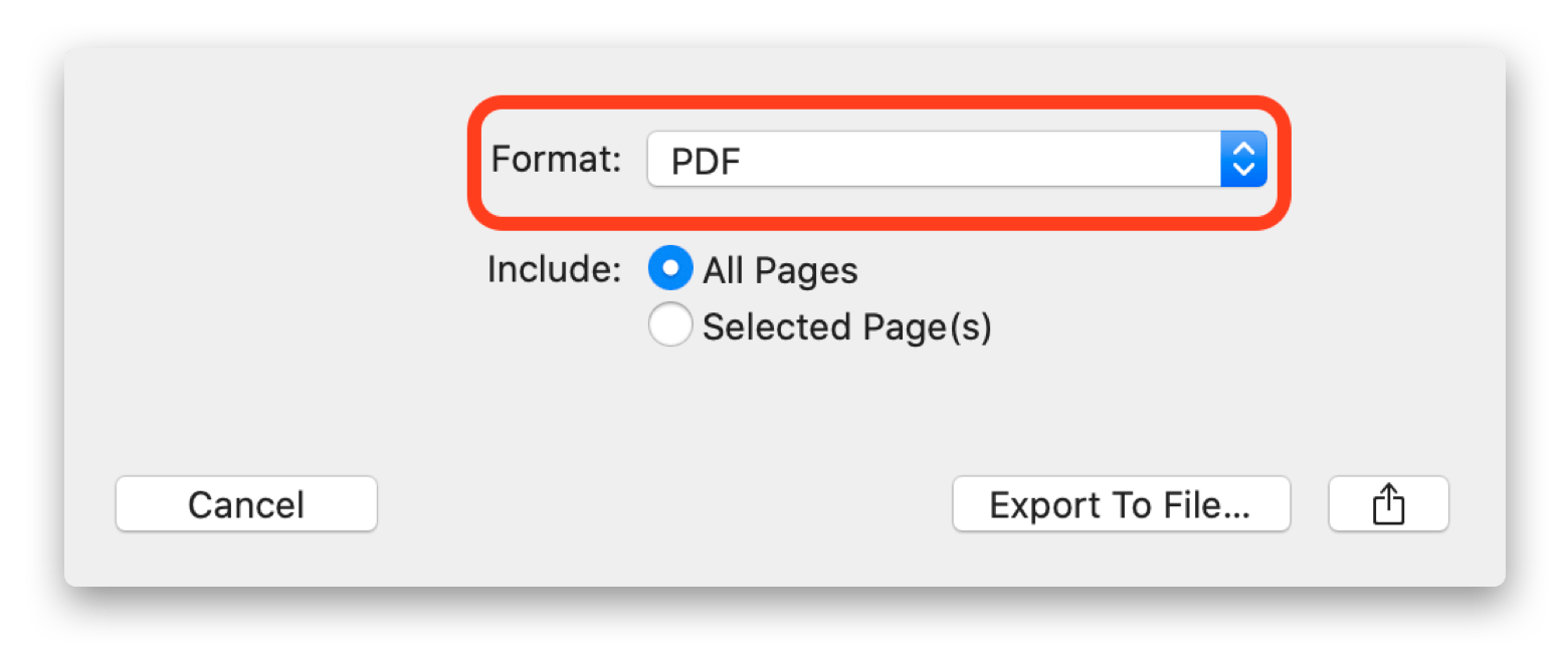 save PDF file