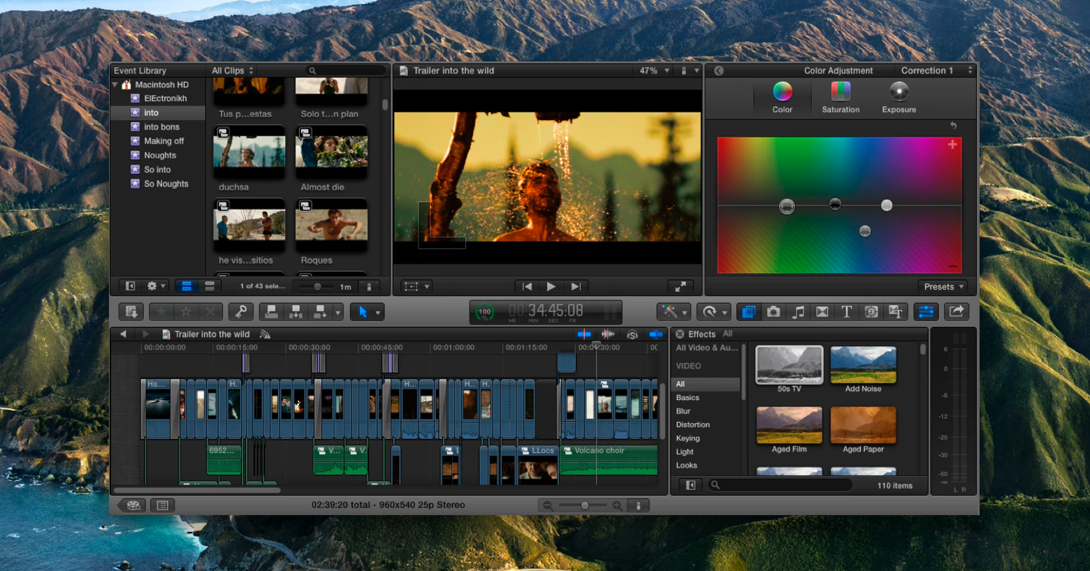 video editing software for mac os x 10.5