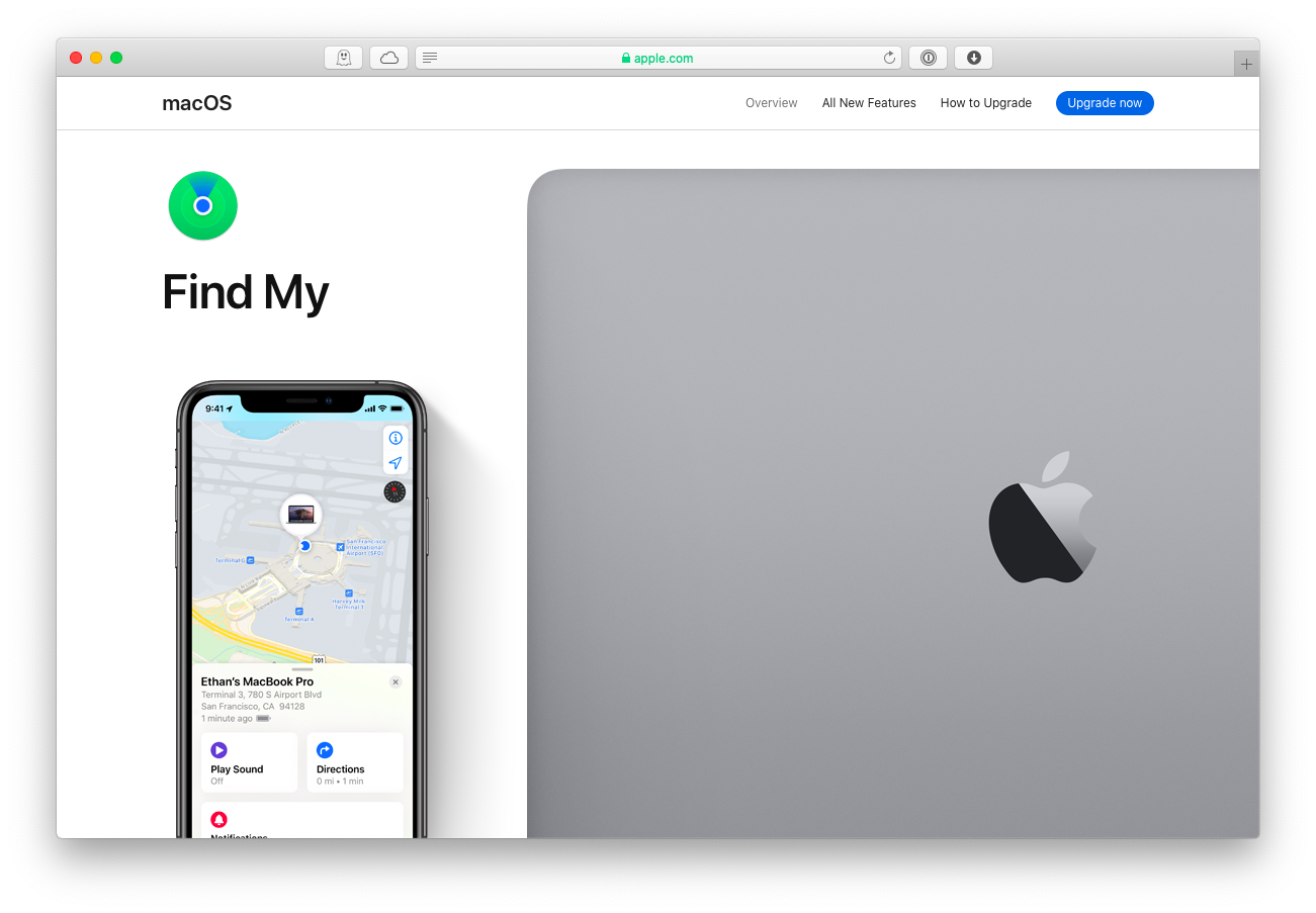 how to turn off find my iphone with mac