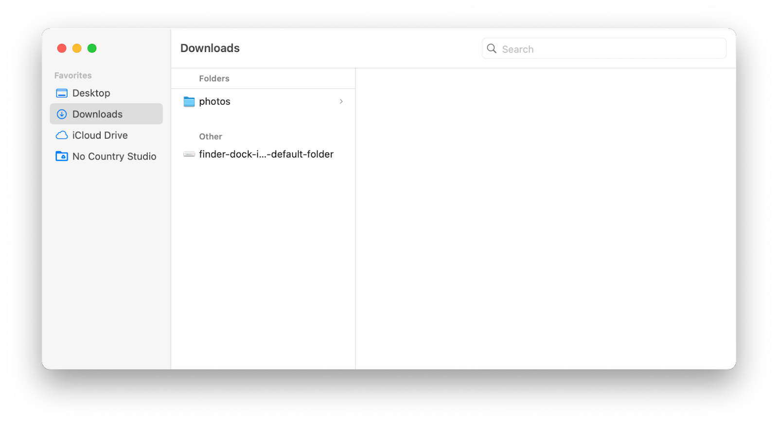 finder default folder downloads