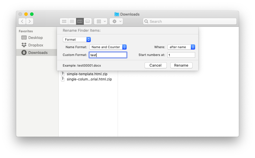 app to batch rename files on mac