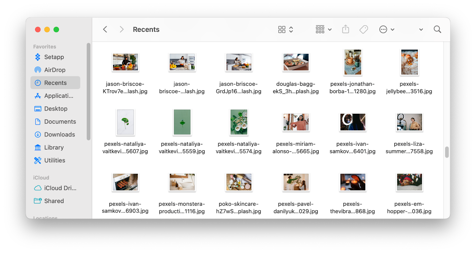 Finder folder navigation