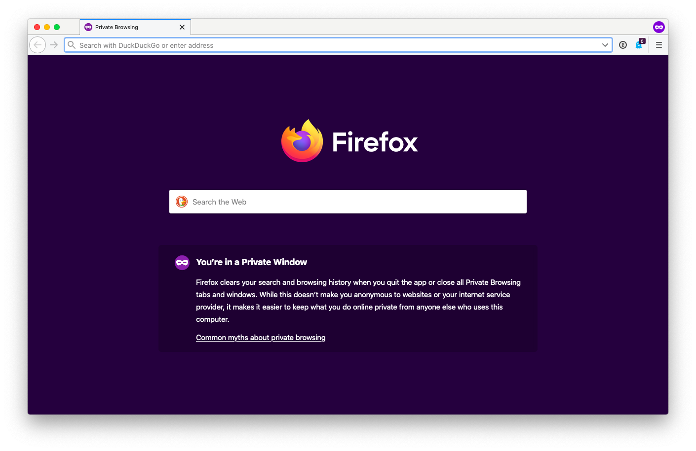 Firefox private window enable Mac