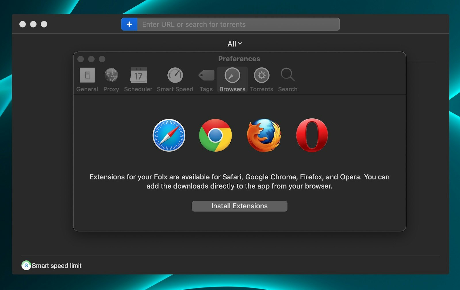 Folx browser extension