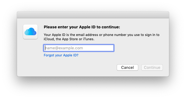 enter billing info for app store on my mac