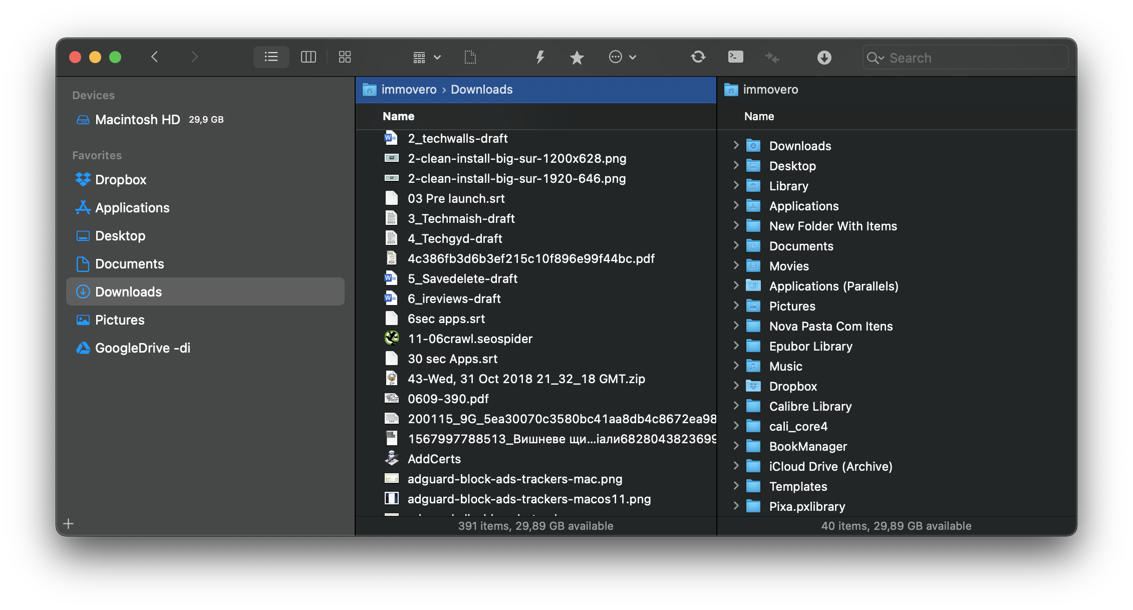 Forklift file manager