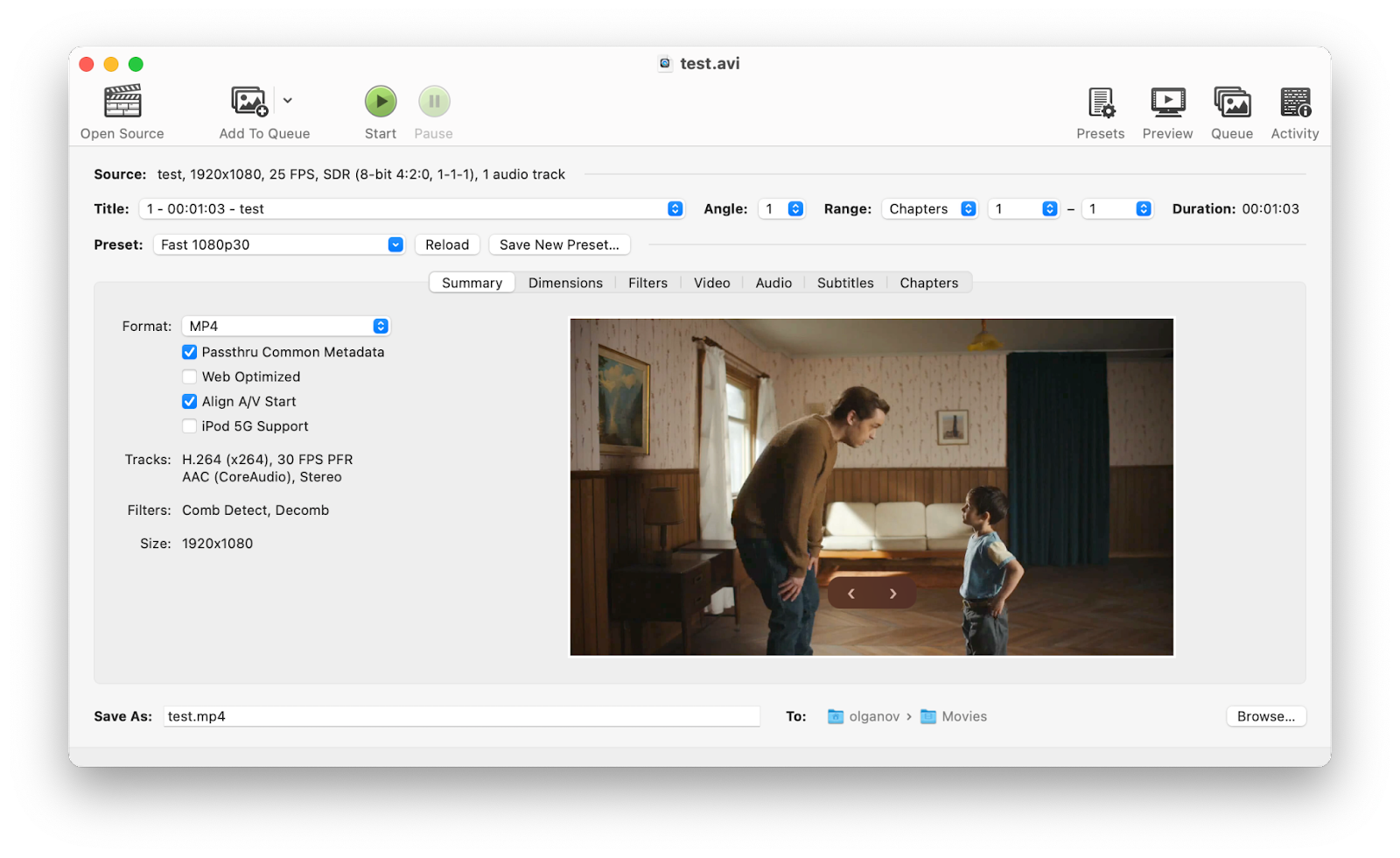 How to convert AVI to MP4 on Mac