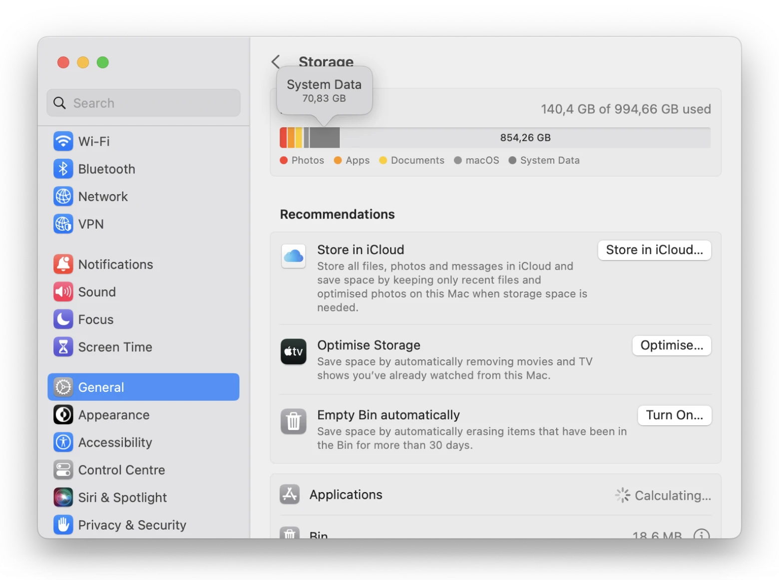 other system storage mac