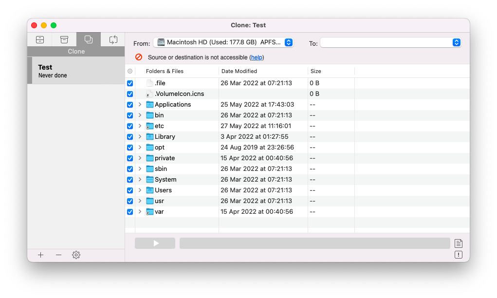 restore Mac to earlier date with Get Backup Pro app