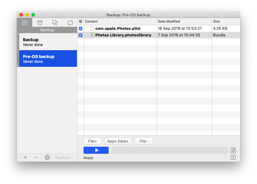 get Backup Pro iCloud files Mac