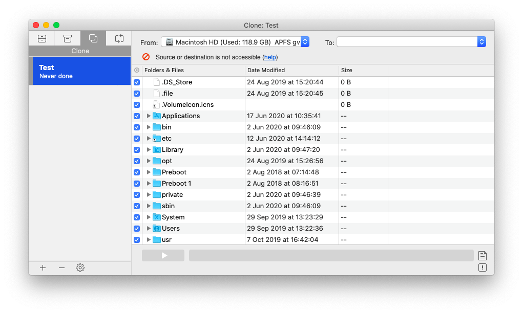 Get Backup Pro Mac extract files