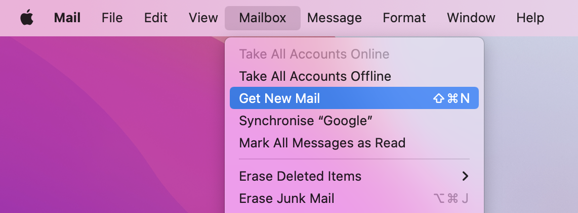 Get New Mail