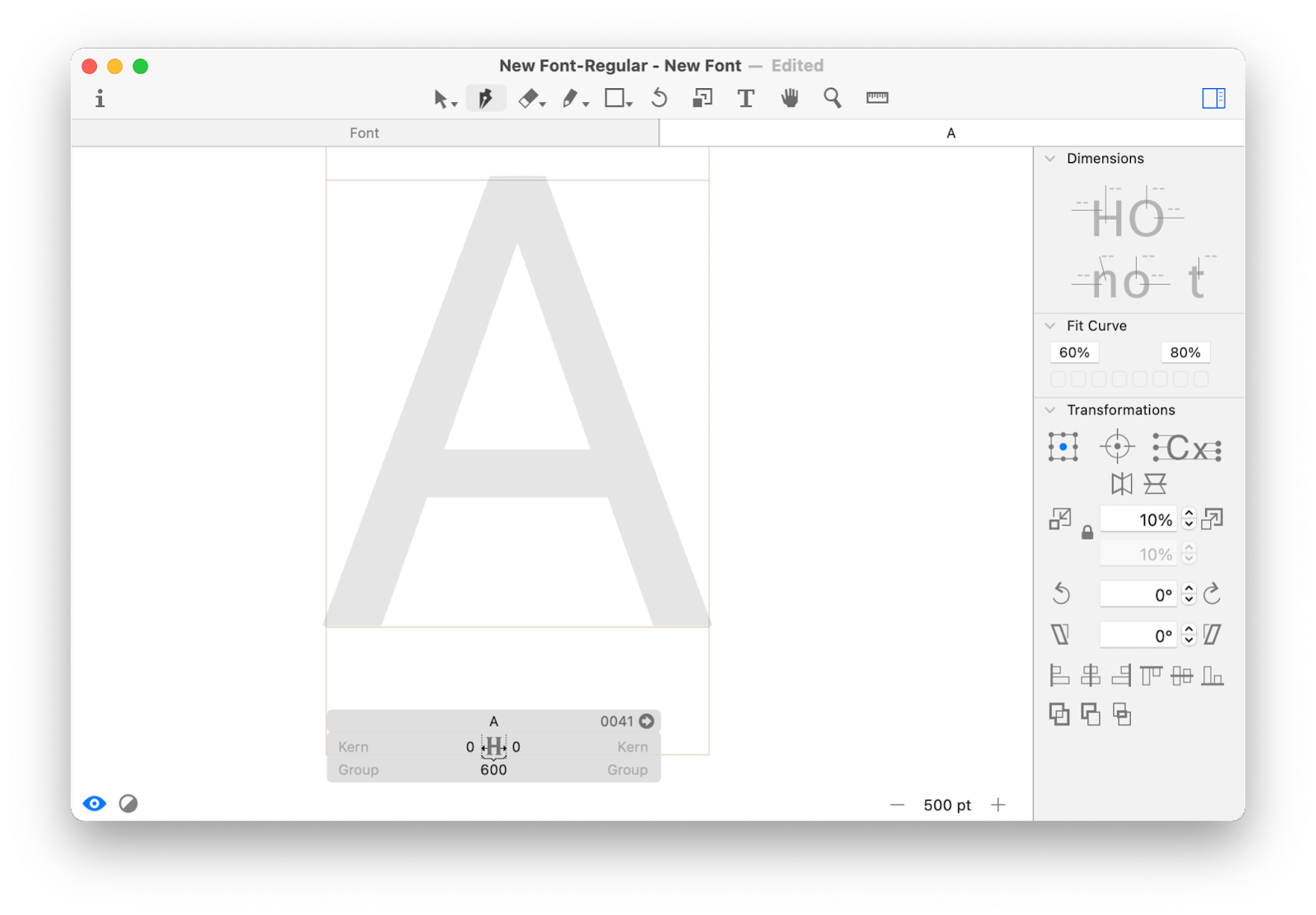 open glyphs in adobe photoshop for mac