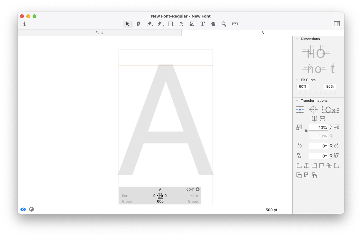 glyphs mini edit fonts mac