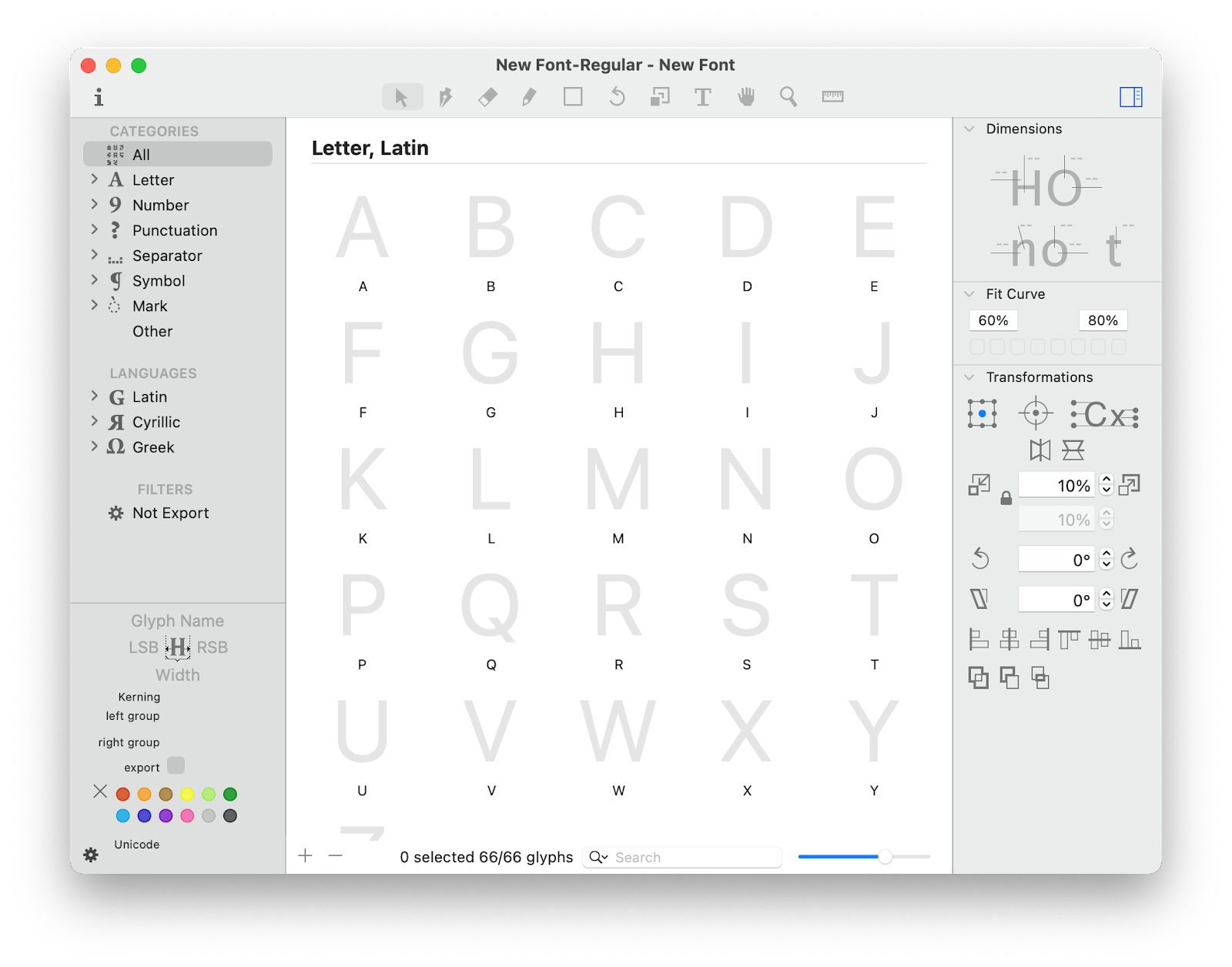 fonts for mac