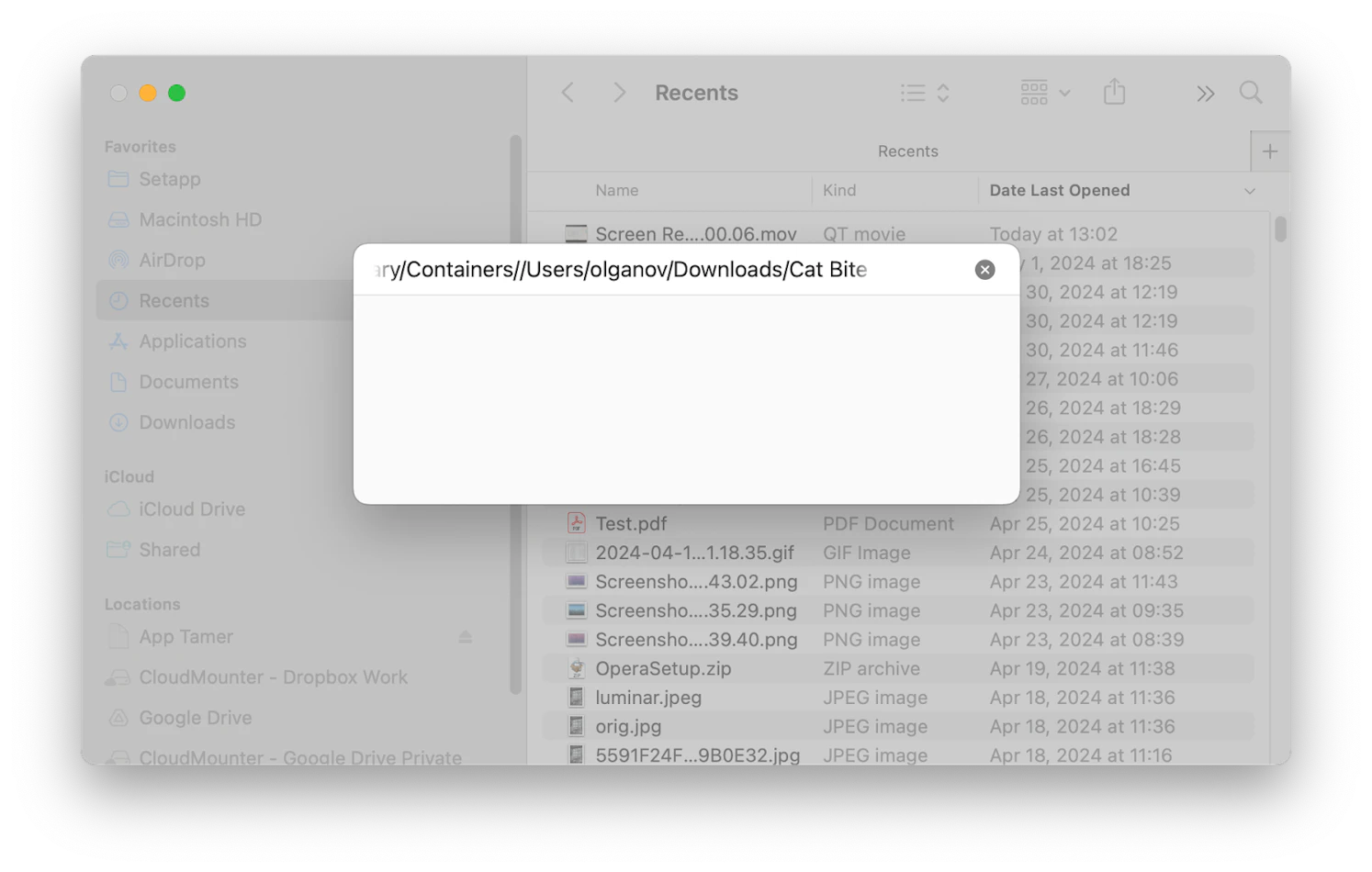 How to copy file paths on Mac