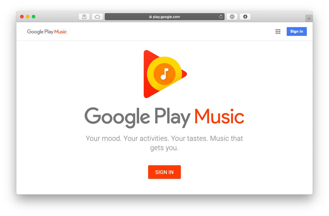 Google Play music subscription