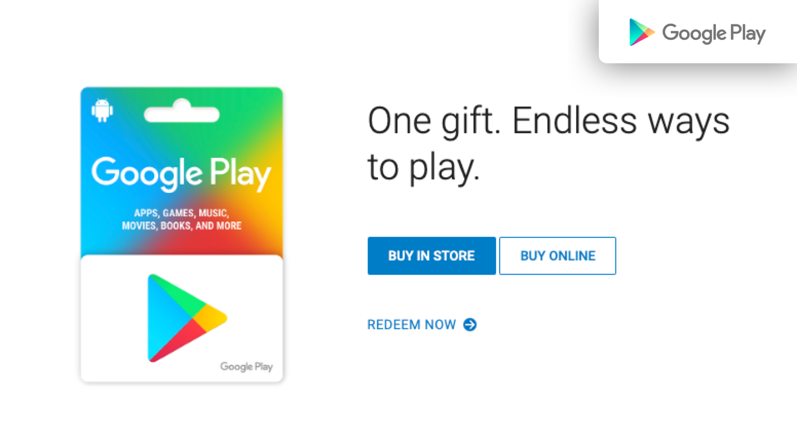 Google Play Gift Card