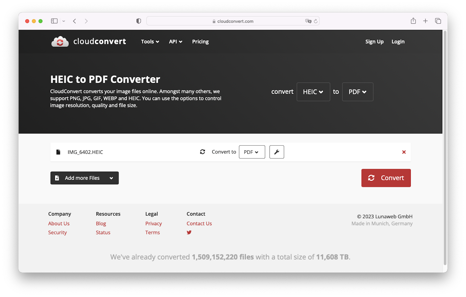 pdf converter heic