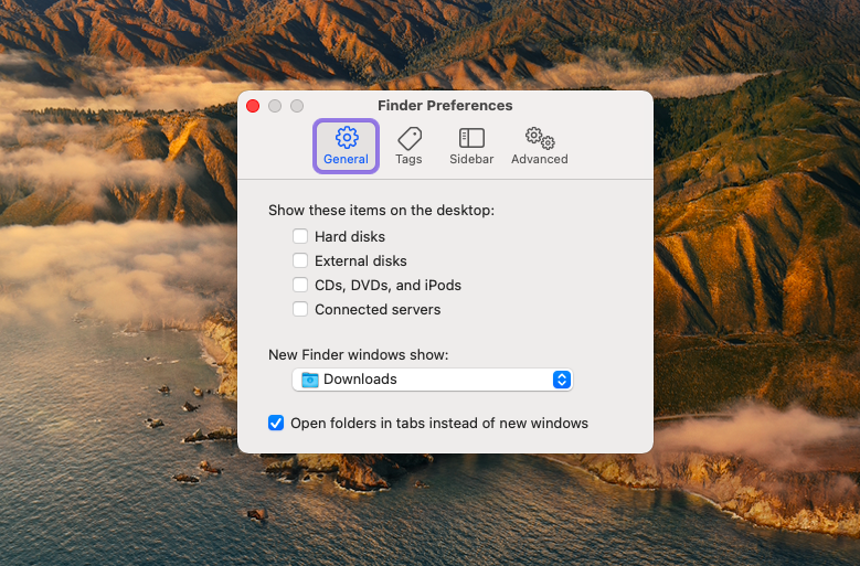 remove desktop icons mac