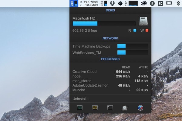 iStat Menus app