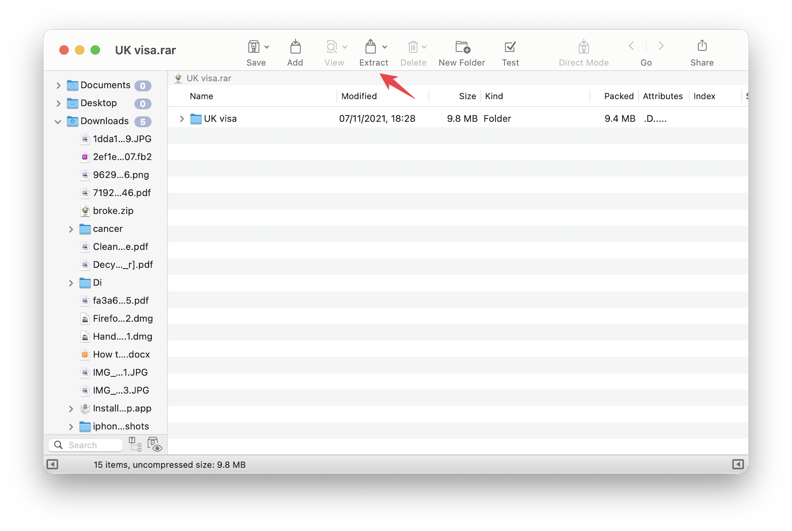 how to extract rar files mac
