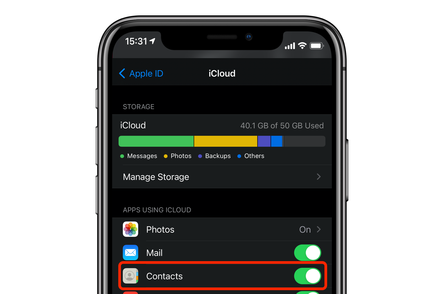 Icloud contacts to google contacts