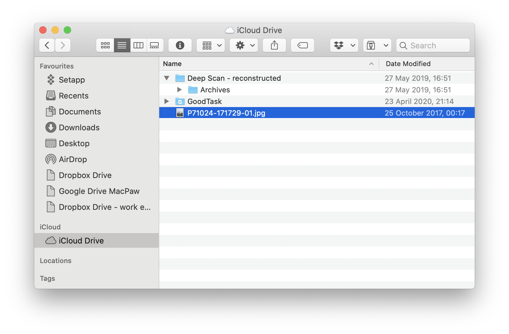 Connect your iCloud drive to Finder