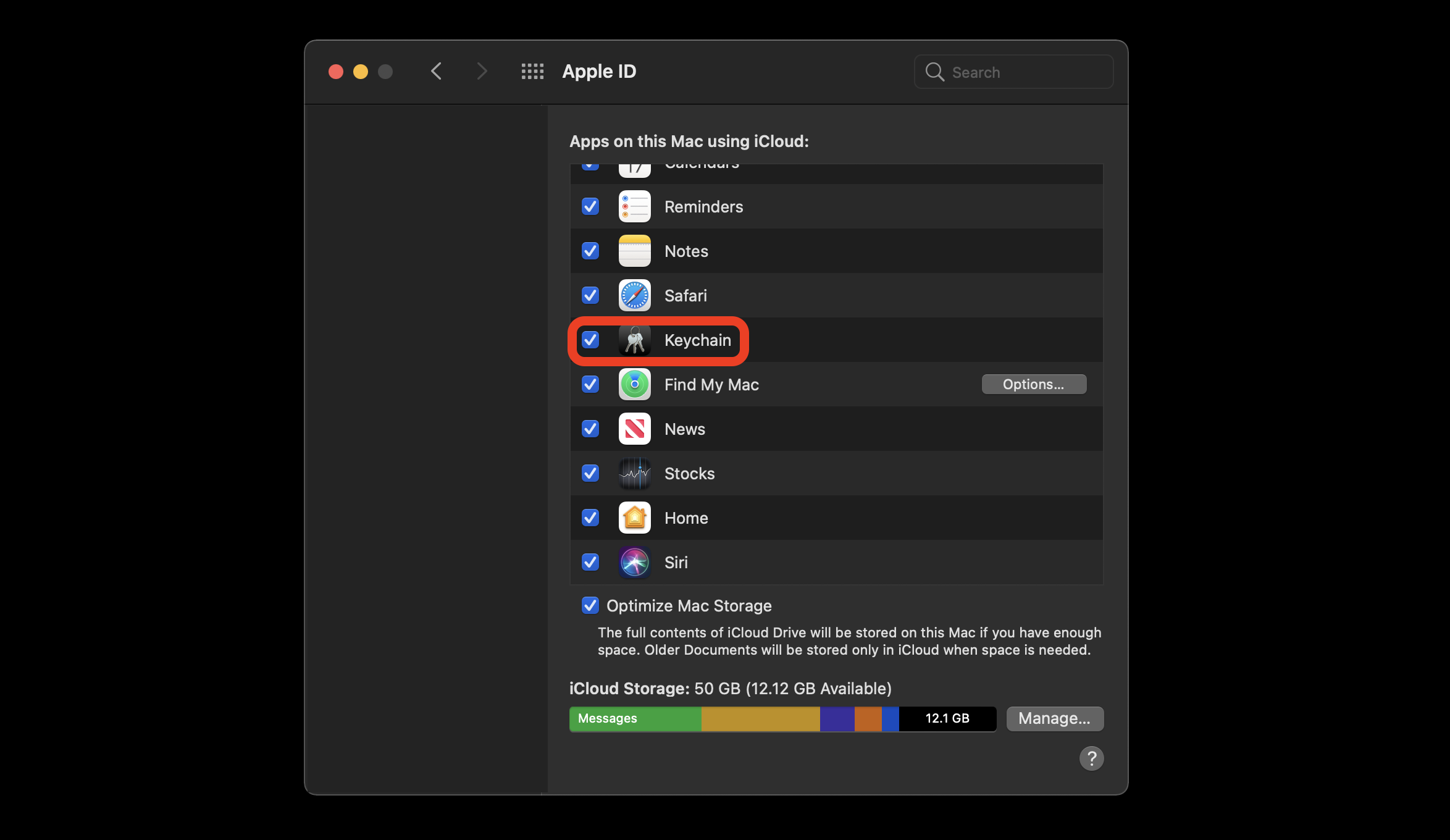 mac constant notifications for keychain access