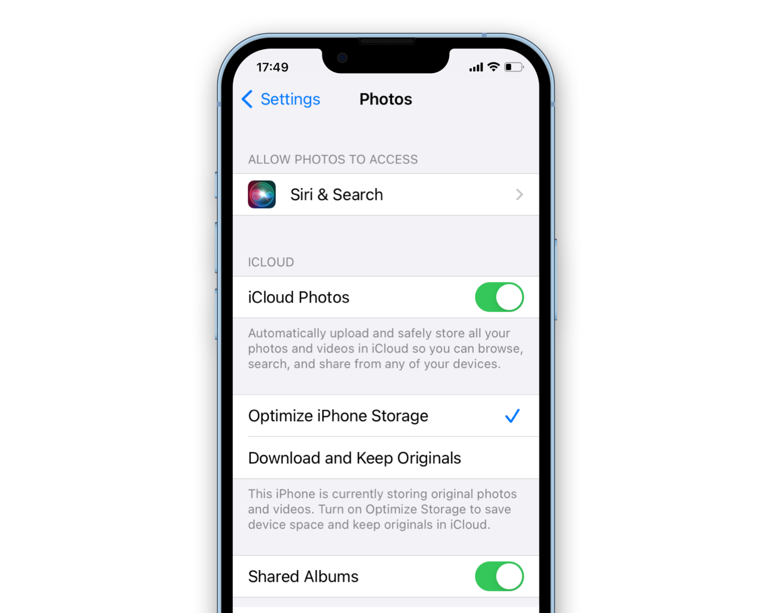Optimize iPhone Storage with iCloud
