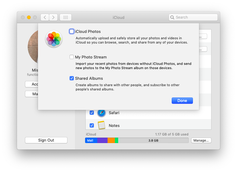 apple photos for mac how move inports to album