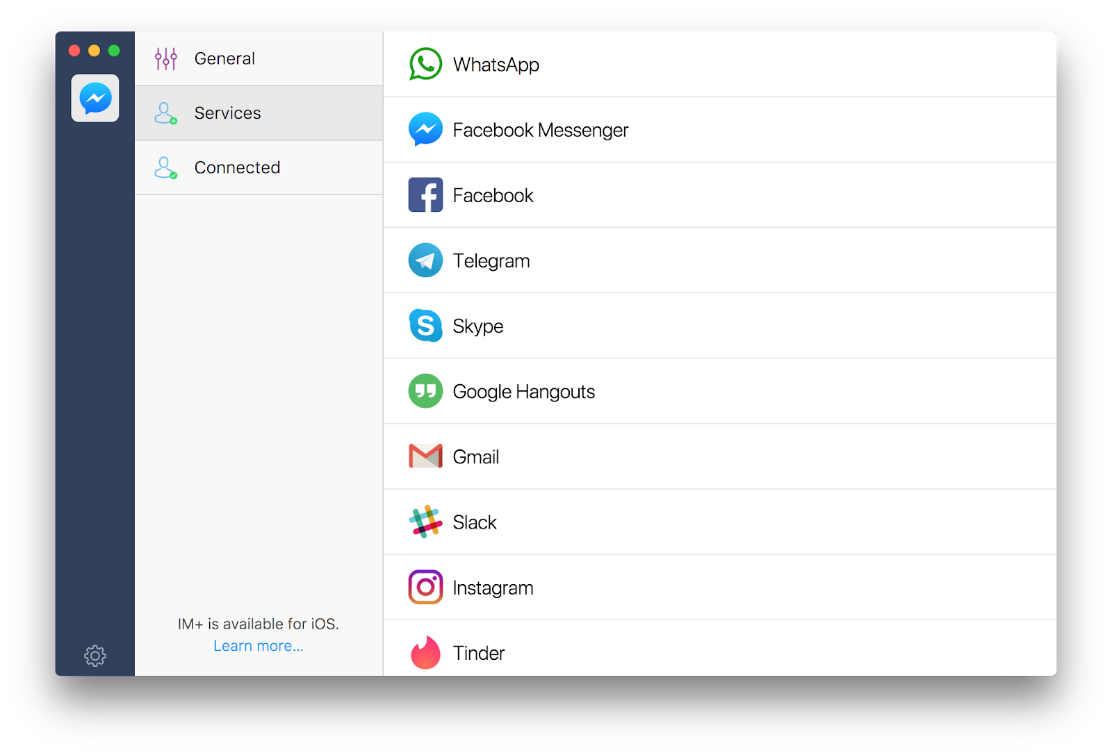 IM+ messaging client