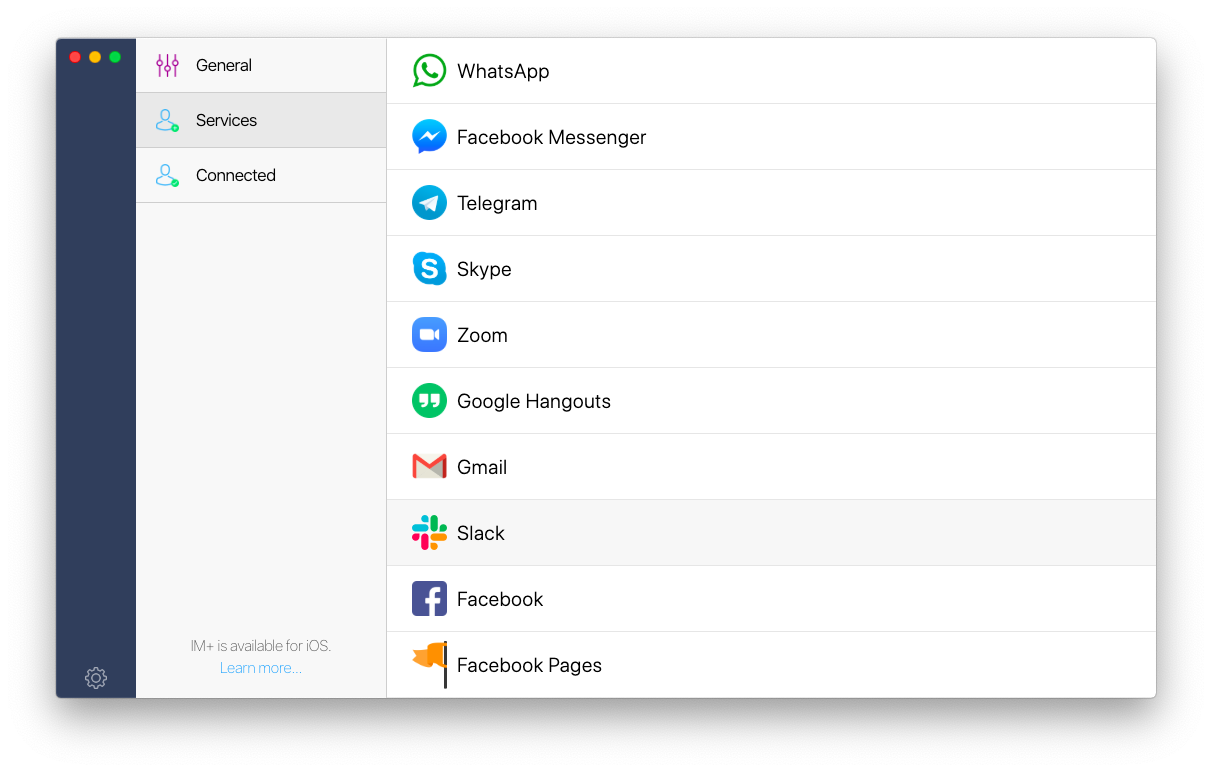 IM+ app messaging Mac