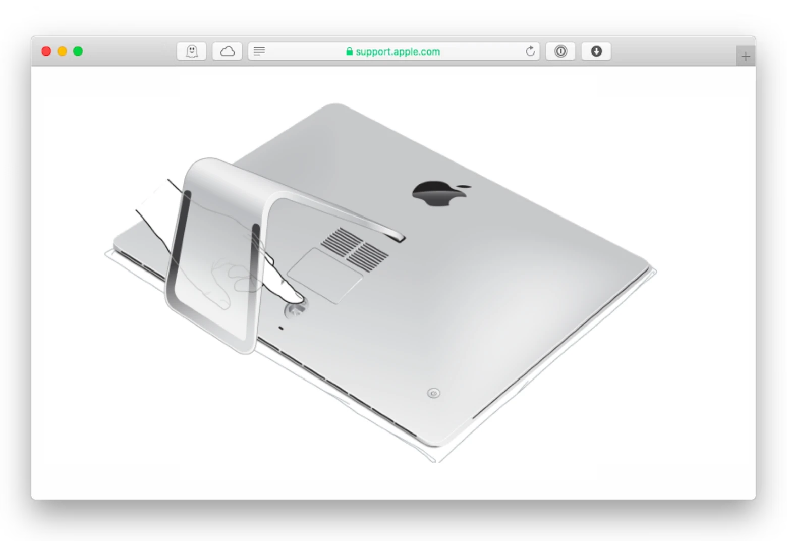 open iMac | Source: apple.com